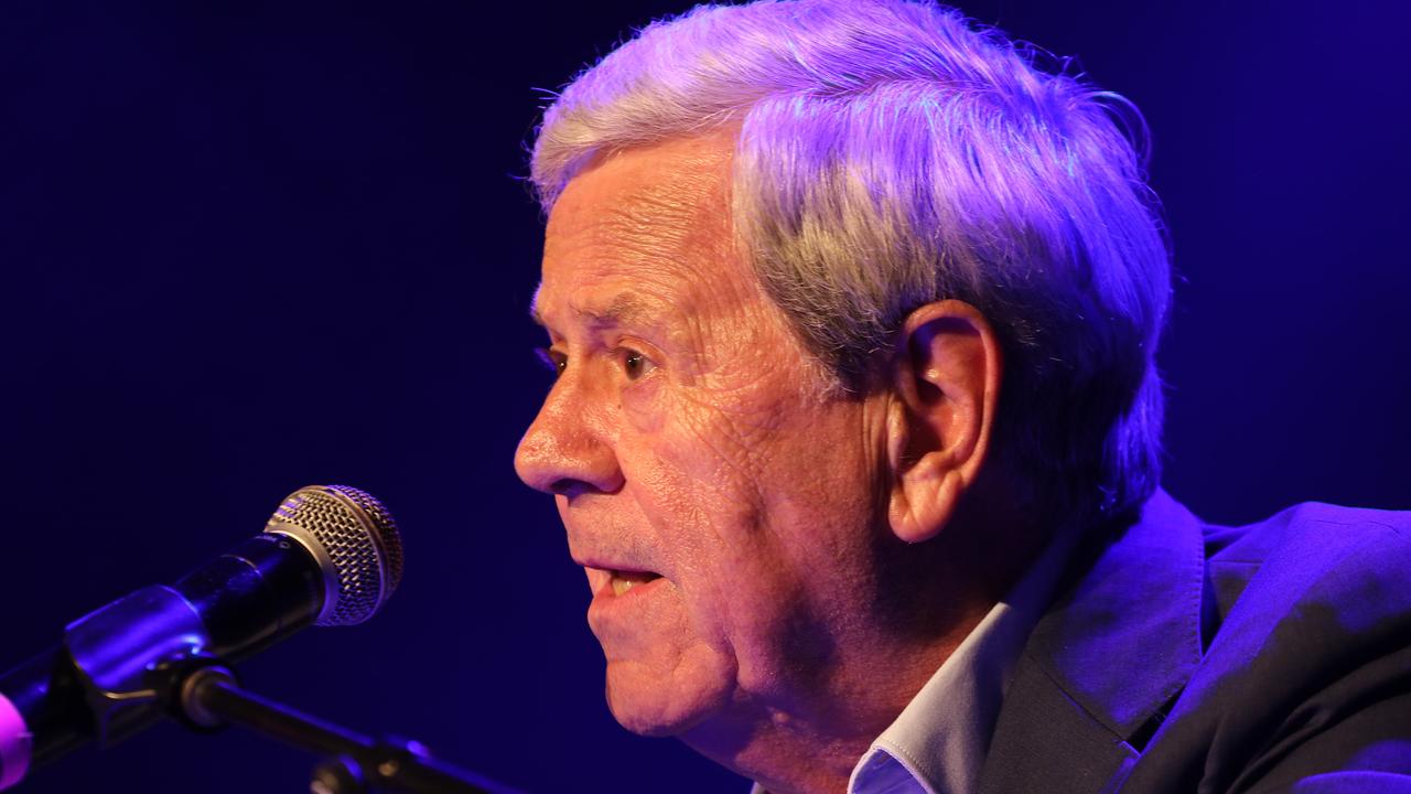 Veteran journalist Ray Martin at a Yes event for the Voice referendum in Sydney in September. Picture: NCA NewsWire/Max Mason-Hubers