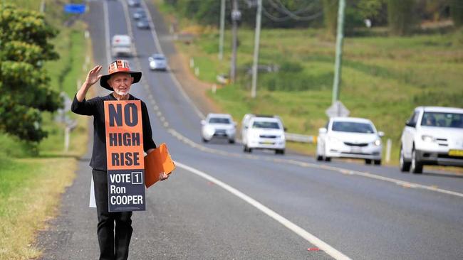 NO HIGHRISE?: Councillor Ron Cooper doesn&#39;t want three storeys in Kingscliff but voted to build 10 storeys at Cobaki. Picture: Scott Powick