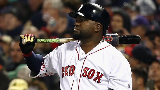 Red Sox slugger David Ortiz, the only player likely to make the Hall of Fame this year