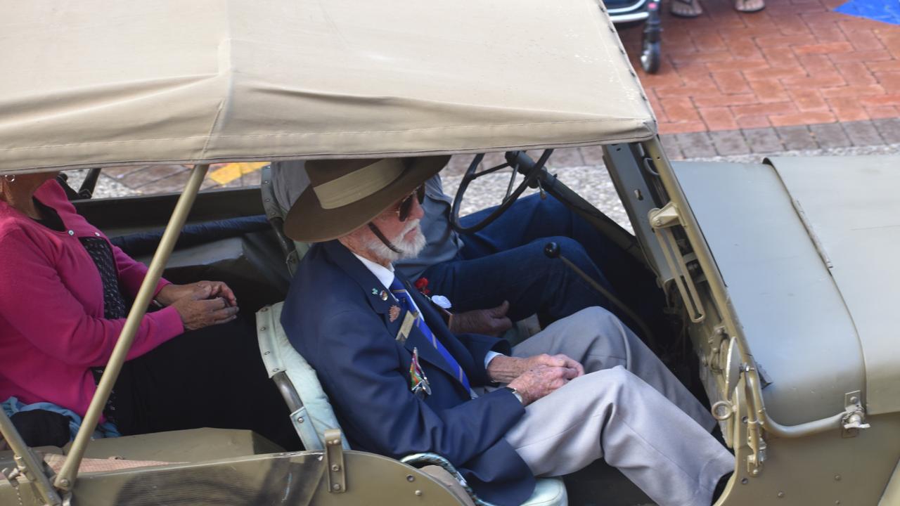 Scenes from the Bundaberg Civic Service and parade.