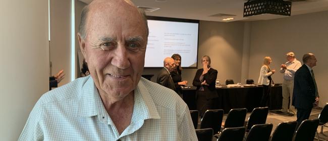 Retail Food Group shareholder Jon Bosisto at the company's 2018 AGM at RACV Royal Pines. Photo: Kathleen Skene