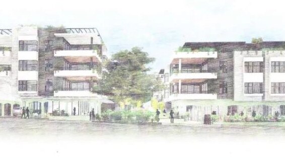 Artist impression of the development at Manly's Stratton Tce. Picture: Supplied