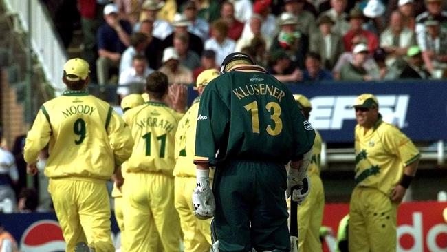 Remember this? Australia have forged a reputation as winner. South Africa? Not so much. Picture: AP