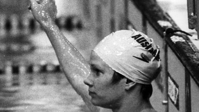 Tracey Wickham after winning the 800m freestyle.