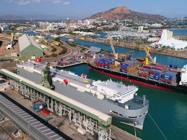 Berth 9 &amp; 10, part of the Port of Townsville's expansion. Photo: Supplied