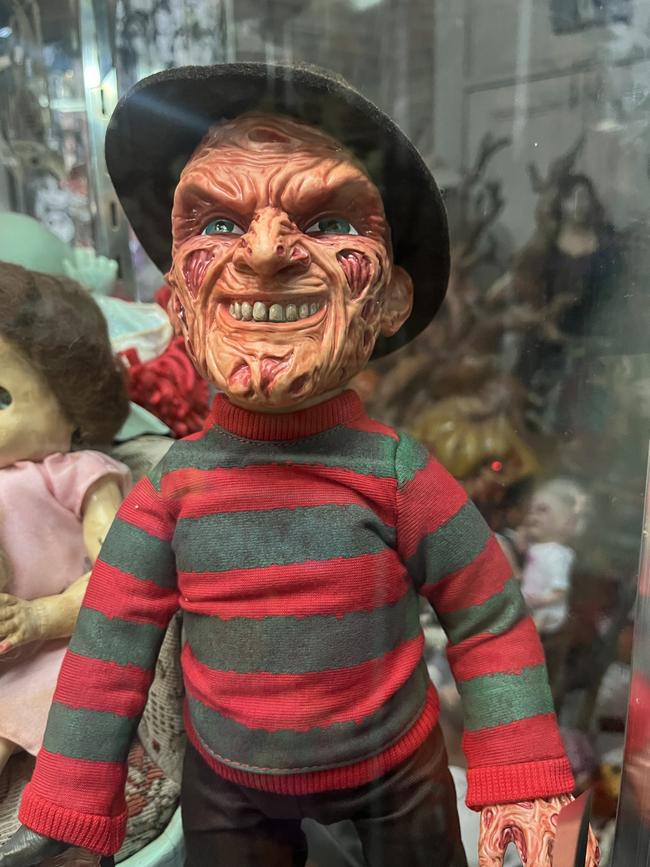 A doll version of Freddy Krueger from the Nightmare on Elm St films.