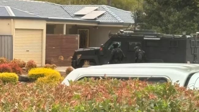 The scene of the alleged incident in Reynella East. Picture: 7NEWS