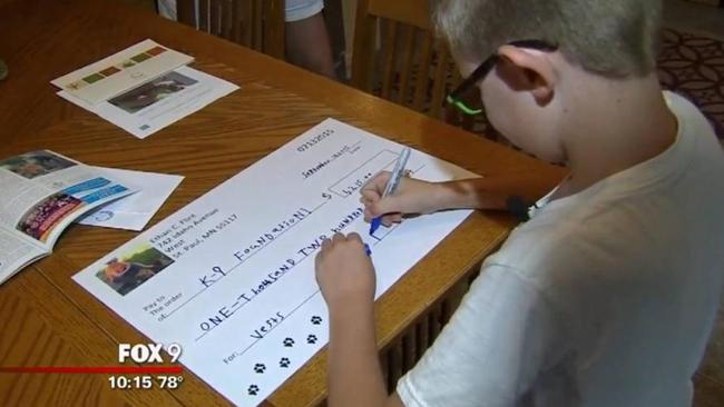 9-Year-Old Boy Donates Birthday Money to Buy Bulletproof K9 Vests Picture: FOX 9