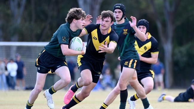 St Laurence’s v Villanova AIC First XIII rugby league Saturday August 3, 2024. Picture, John Gass