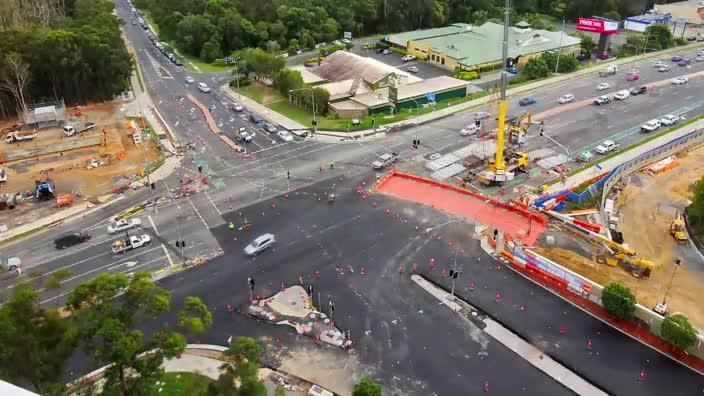 Mesmerising time-lapse of Gold Coast light rail construction