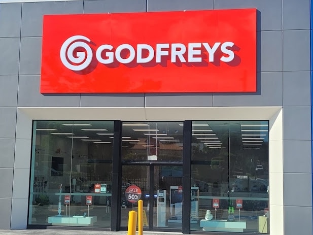 The Godfreys store along James Street in Toowoomba.