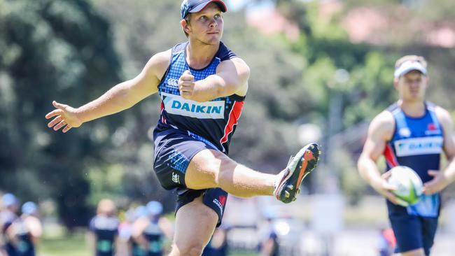 Mack Mason, Waratahs training on Kippax Oval, Moore Park. Picture Craig Greenhill
