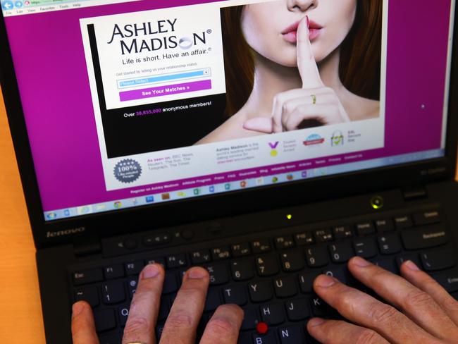 LONDON, ENGLAND - AUGUST 19: In this photo illustration, a man visits the Ashley Madison website on August 19, 2015 in London, England. Hackers who stole customer information from the cheating site AshleyMadison.com dumped 9.7 gigabytes of data to the dark web on Tuesday fulfilling a threat to release sensitive information including account details, log-ins and credit card details, if Avid Life Media, the owner of the website didn't take Ashley Madison.com offline permanently. (Photo illustration by Carl Court/Getty Images)