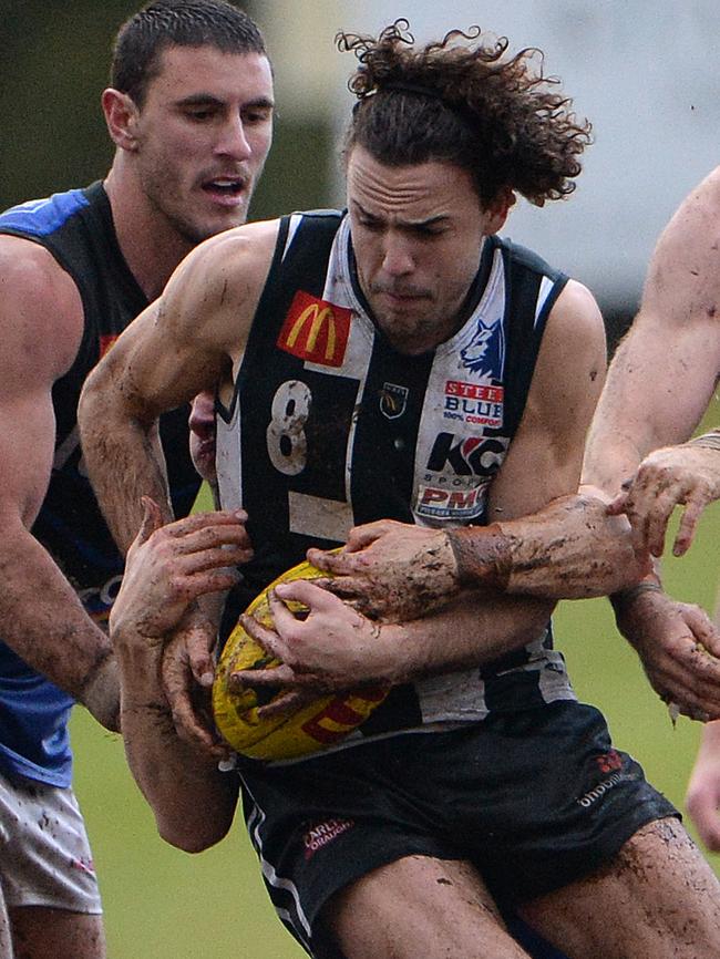 Griffin Logue in action for Swan Districts. Picture: Daniel Wilkins