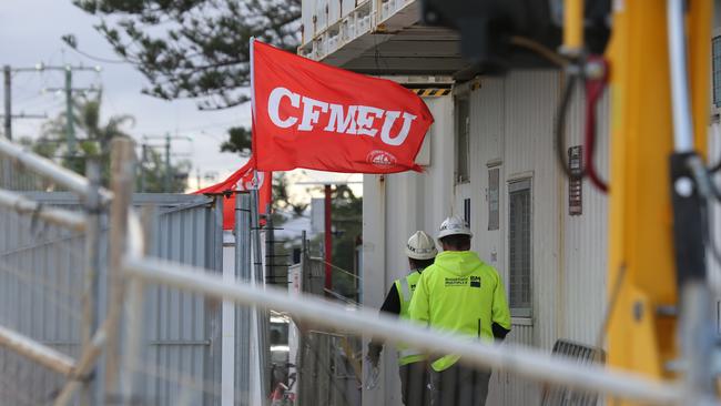 An independent auditor first raised questions in his October 2016 report over the use of credit cards by union executives in the Queensland branch of the CFMEU mining division. Picture: Glenn Hampson