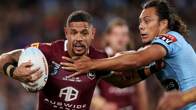 The decision to drop Dane Gagai has left people stunned, given he always rises to a new level when he represents Queensland. Picture: Mark Kolbe / Getty Images