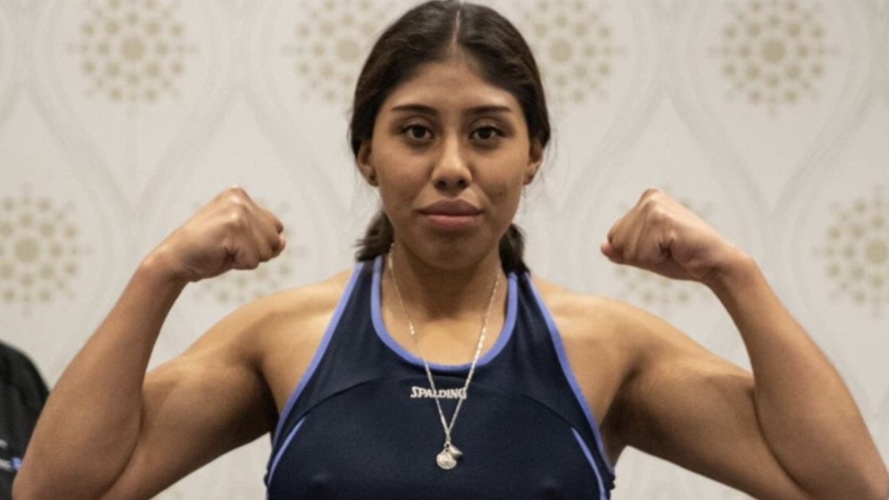 Boxer Jeanette Zacarias Zapata died after boxing injuries. Photo: Twitter