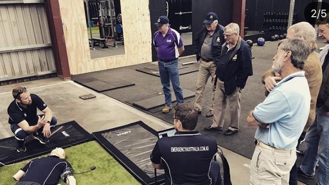 War Veterans at Extra-Specialists watching the training during the weekend. Photo: Extra-Specialists