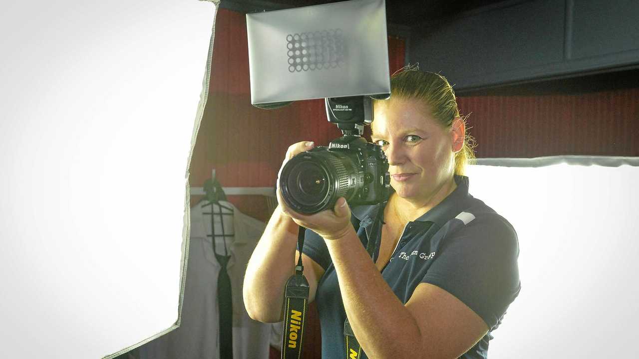HOT SHOTS: Lanie Ambrock is a boudoir photographer for Boudoir Ozcan Photography. Picture: Matt Taylor GLA180518PHOTO