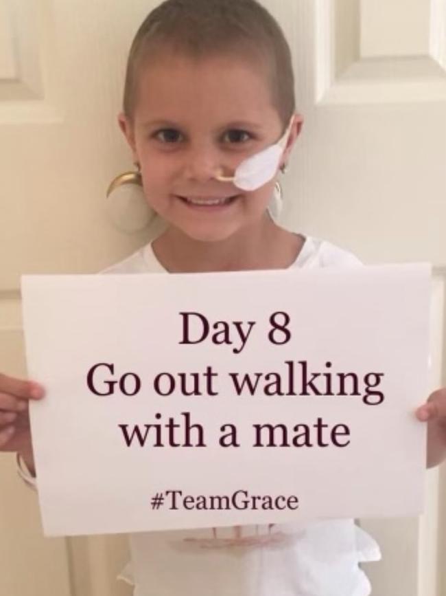 Six-year-old Grace Danfield who Mark O'Meley is raising money for.