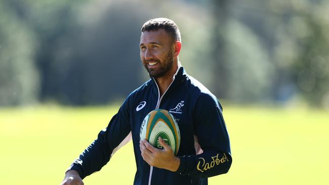 Injured Wallaby Quade Cooper faces a long stint on the sidelines. Picture: Chris Hyde/Getty Images