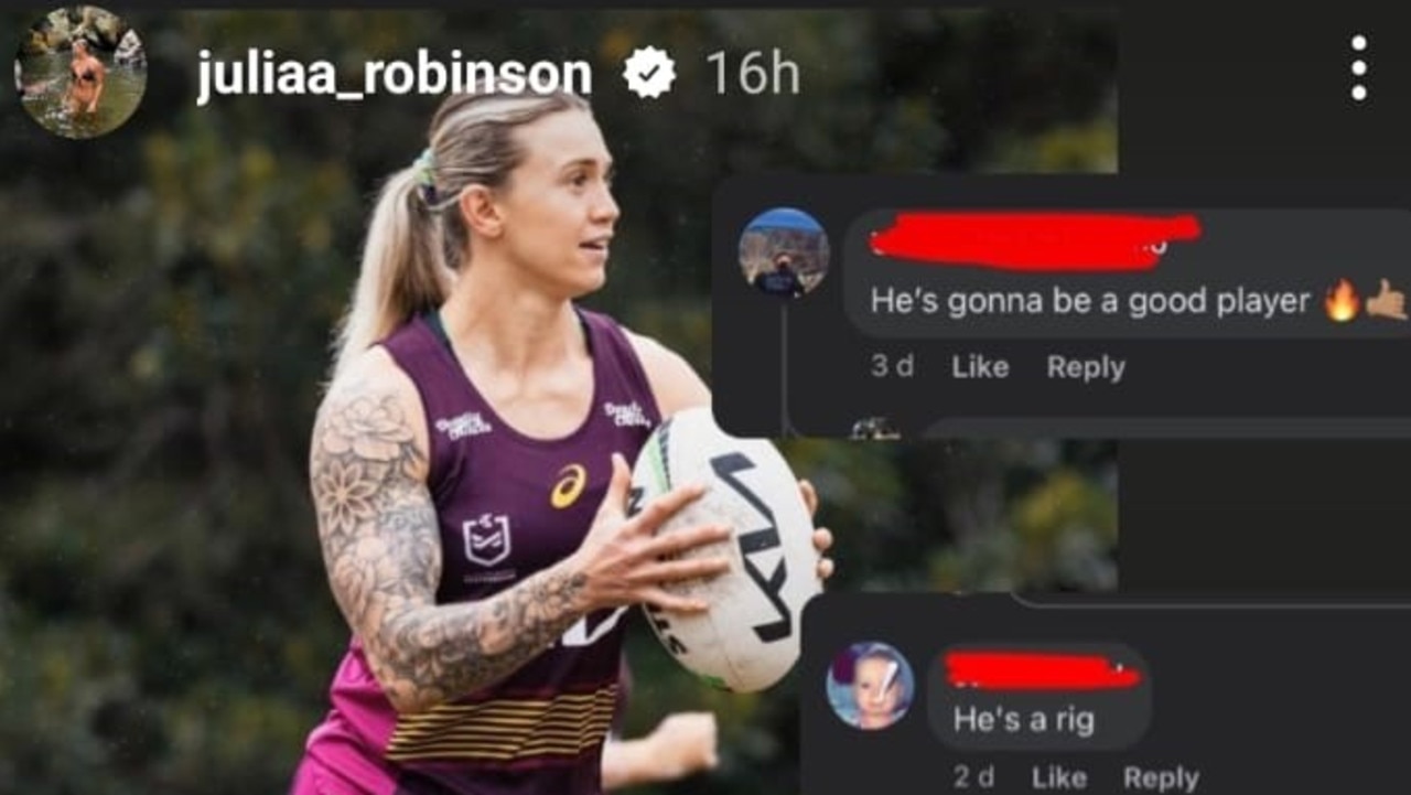 NRLW 2022: Robinson the target of more online trolls