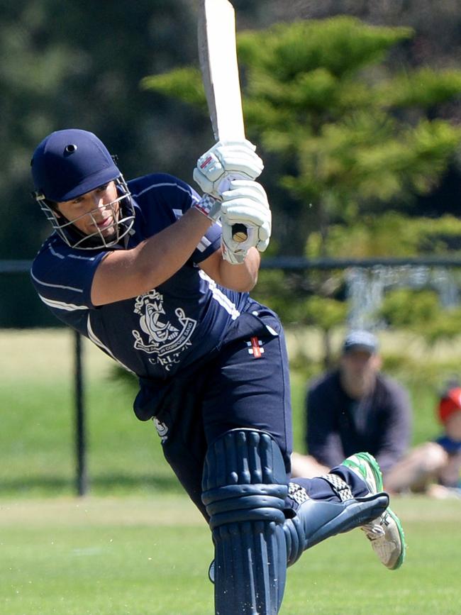 Nick Ross’ half century kept Carlton in the final. Picture: Kylie Else