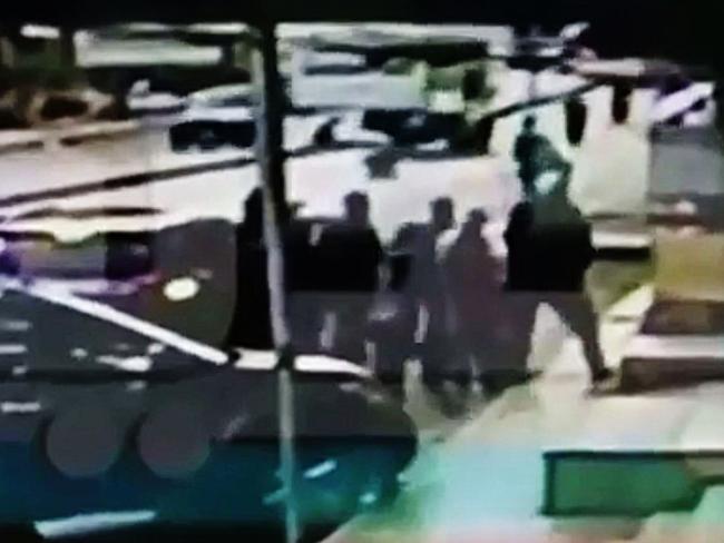 Video footage showing contractors hired by Sally Faulkner allegedly abducting her children from their Lebanese grandmother. Picture: Supplied