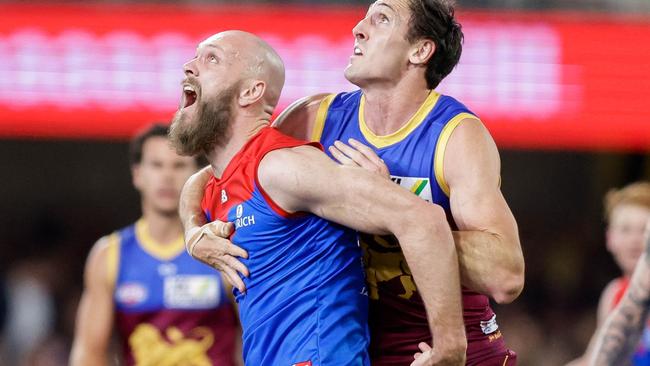 Max Gawn is crucial for the Demons. Picture: Picture: Russell Freeman/AFL Photos via Getty Images