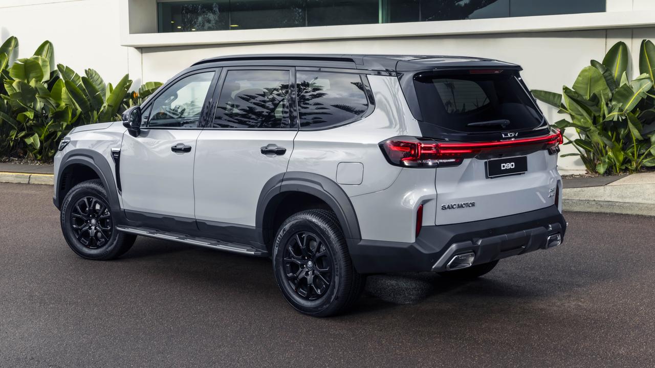 LDV has dumped the diesel engine from its popular D90 seven-seater SUV, with a turbo-petrol engine now powering the profoundly facelifted model. Picture: Supplied