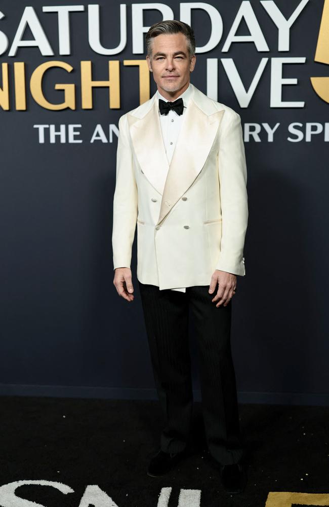 Chris Pine, lookin’ sharp. Picture: Getty Images via AFP