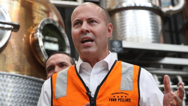 Treasurer Josh Frydenberg will use a speech to highlight how people changing jobs can boost Australia’s productivity. Picture: NCA NewsWire / David Crosling