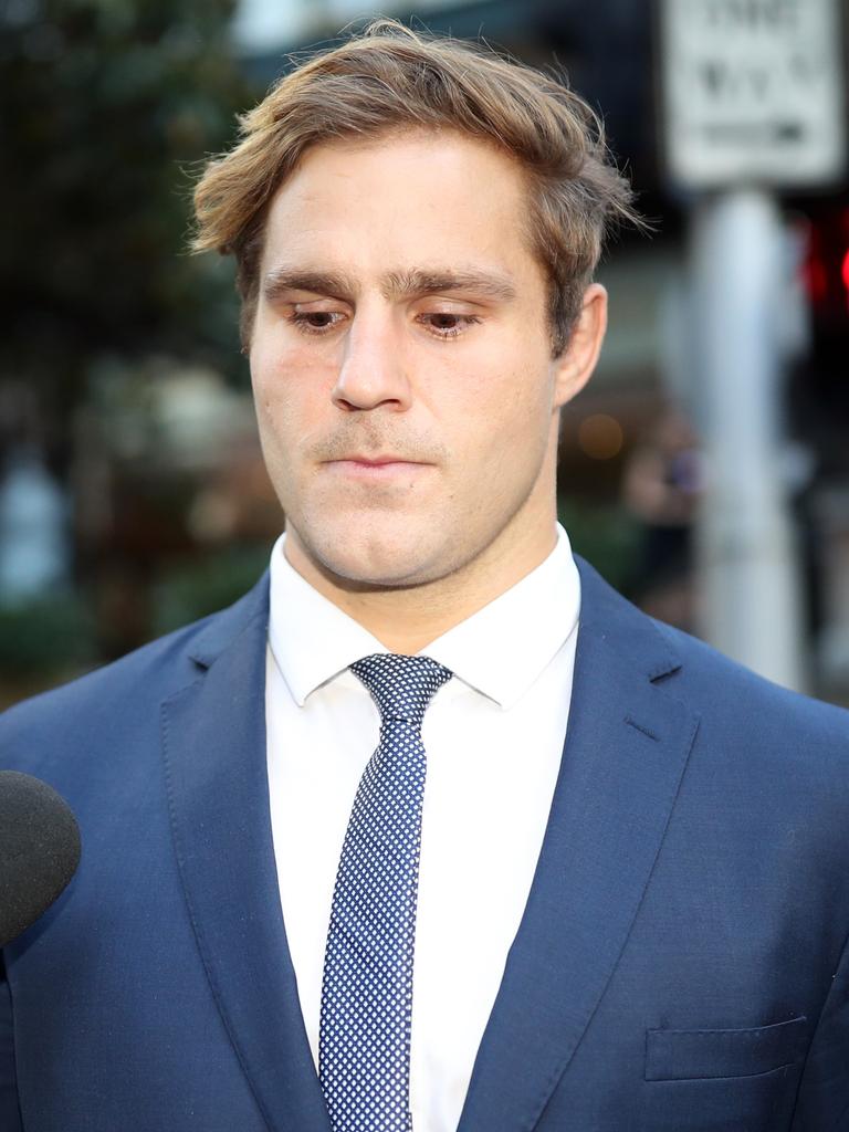 Jack de Belin was found not guilty of one charge. Picture: NCA NewsWire/Christian Gilles