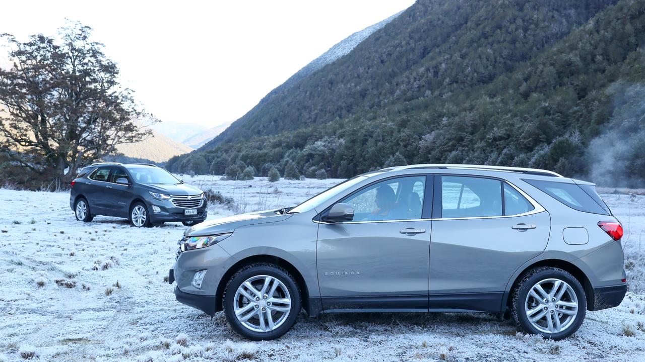 The surrounds of Maruia Hot Springs is covered in a dusting of snow. Picture: Simon Watts/BW Media