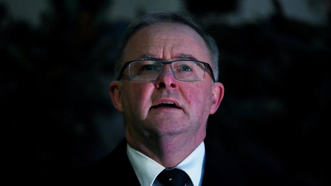 Labor leader Anthony Albanese is facing heavy criticism. Picture: Tracey Nearmy/Getty Images