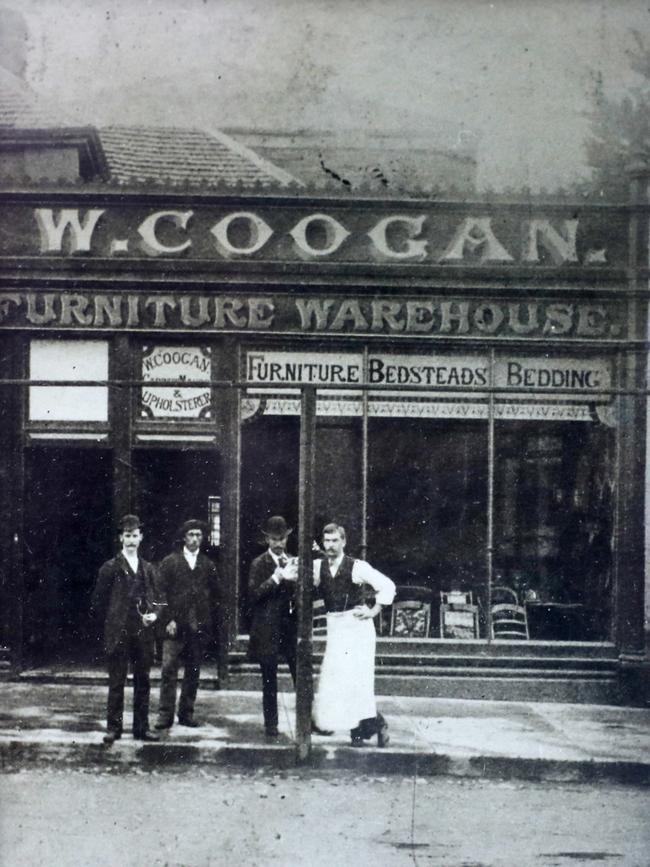 The showroom in Brisbane Street, Launceston in 1886 Picture: LUKE BOWDEN