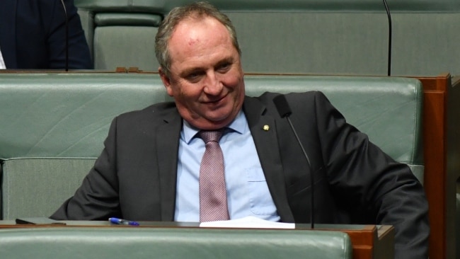 Barnaby Joyce is isolating in Washington DC after contracting the virus earlier last week. Picture: Getty Images