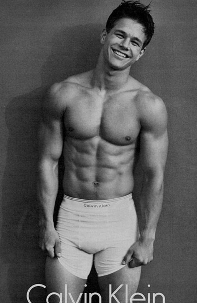 Mark Wahlberg in a Calvin Klein underwear advertisement in 1992.