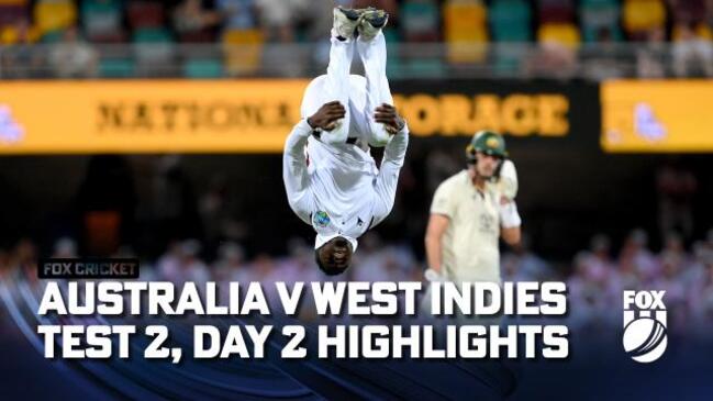 Australia v West Indies: Test 2, Day 2 highlights