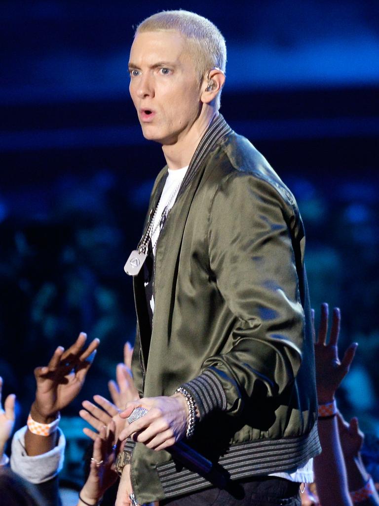 Eminem will tour Australia earlier next year. Picture: Kevork Djansezian/Getty Images for MTV