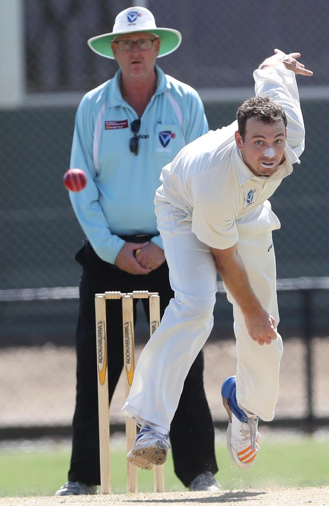 Michael Splatt during his man-of-the-match performance.