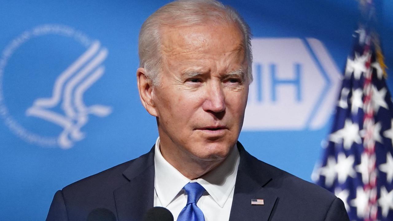 In response to the new variant, Joe Biden banned travellers from Botswana, Eswatini, Lesotho, Malawi, Mozambique, Namibia, South Africa and Zimbabwe from entering the US. Picture: Mandel Ngan/AFP.