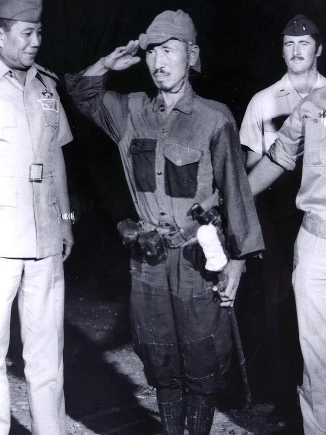 Lieutenant Hiroo Onoda spent 29 years unaware of the Japanese surrender. Picture: AP Photo-Tokyo Shimbun, Kenzo Sato