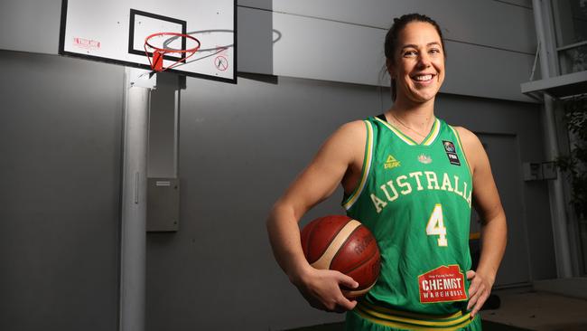 Jenna O'Hea has withdrawn from the national team for next month’s FIBA World Cup qualifying tournament to focus on her mental health Picture: Alex Coppel.