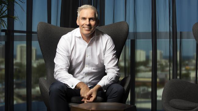 LPE chief executive Damien Glanville says his time growing up in a small Victorian country town was influential for his business success. Picture: Cade Mooney