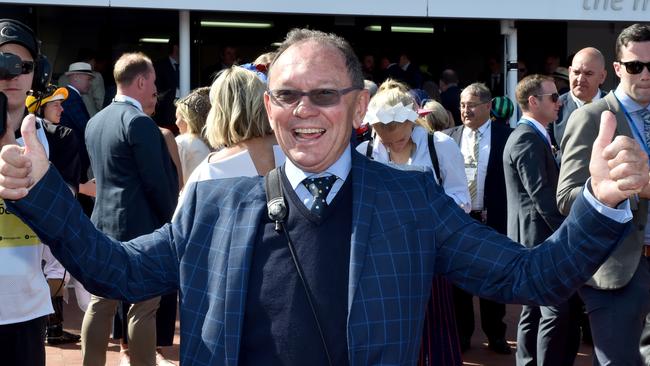 Trainer Gary Moore on Oaks Day at Flemington. Picture: Jay Town