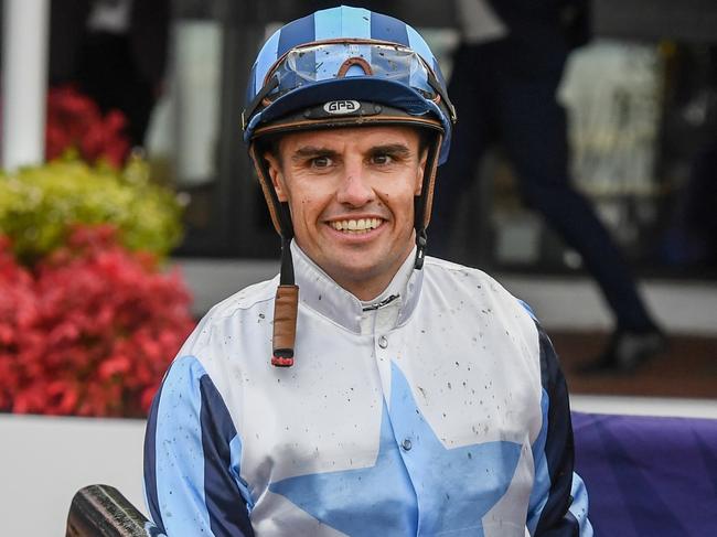 Foxy Frida ridden by Billy Egan wins the MSS Security Rivette Series Final at Flemington Racecourse on July 03, 2021 in Flemington, Australia. (Brett Holburt/Racing Photos via Getty Images)