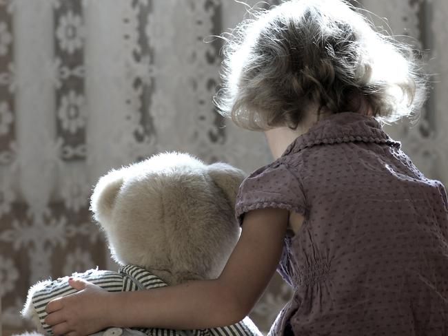 Sad child, domestic violence, sex abuse concept. Generic picture from istock. No identification.