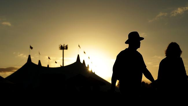 BYRON BAY, AUSTRALIA - MARCH 24:  Festival goers arrive at the 2016 Byron Bay Bluesfest on March 24, 2016 in Byron Bay, Australia.  (Photo by Mark Metcalfe/Getty Images)