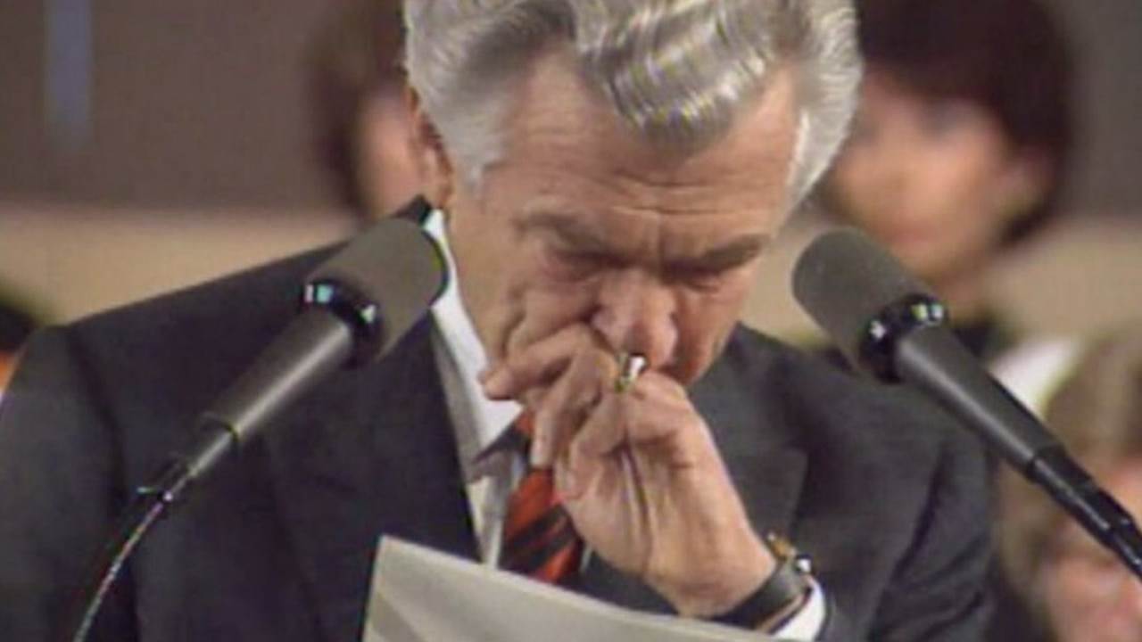 Former PM Bob Hawke was shaken when he spoke of what happened at Tiananmen Square.